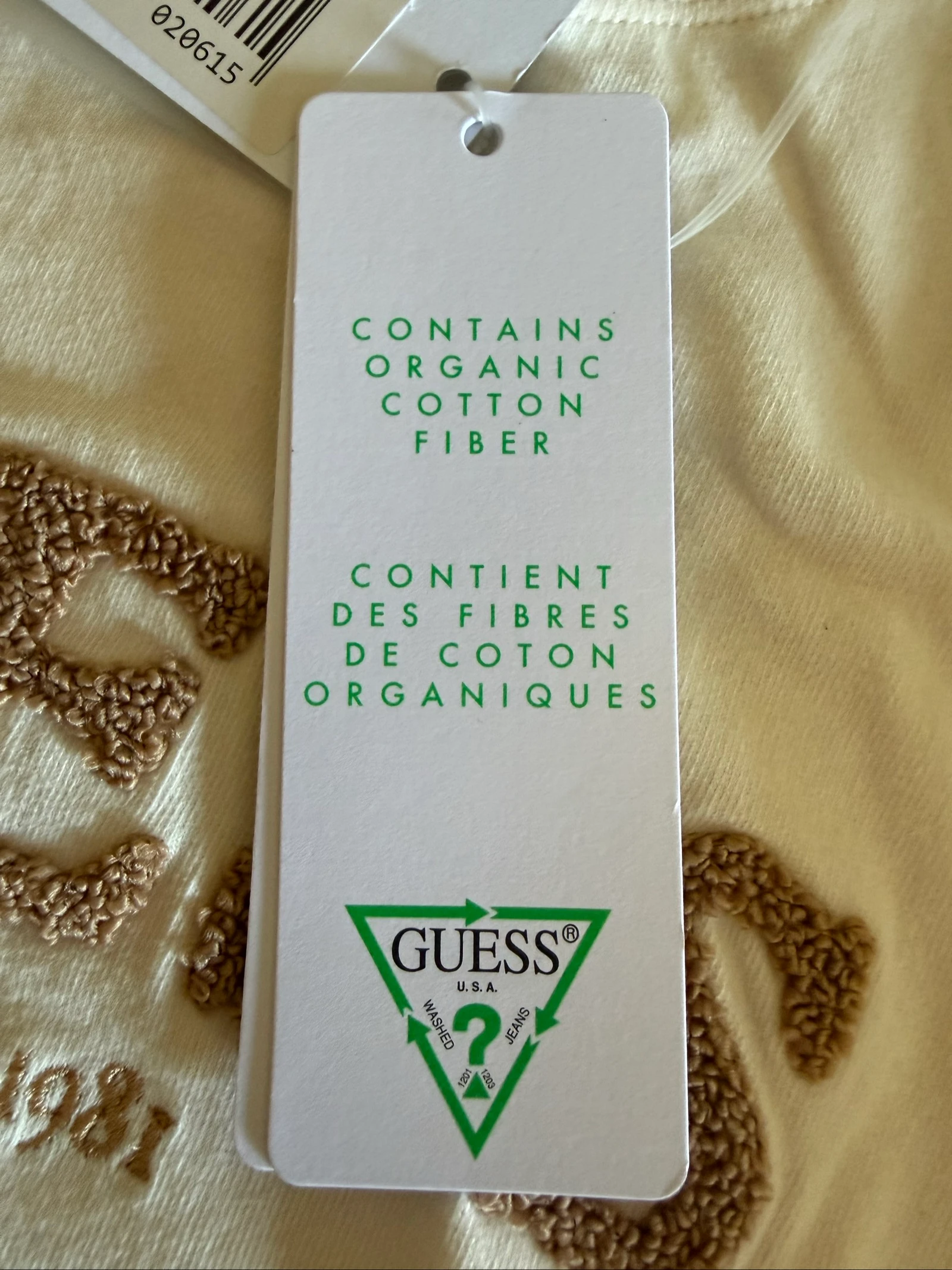 Guess dames T-shirt maat M nieuw met etiket – Crème – Geborduurd California logo – photo 9